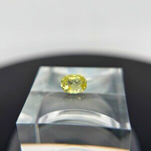 0.90 ct Natural Yellow Grossular Garnet Oval Loose Gemstone Jewelry Making